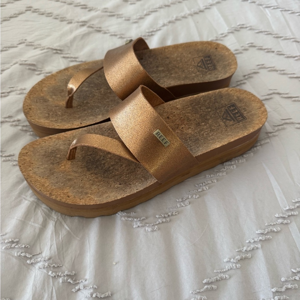 Reef Women's Sandals in Metallic Bronze